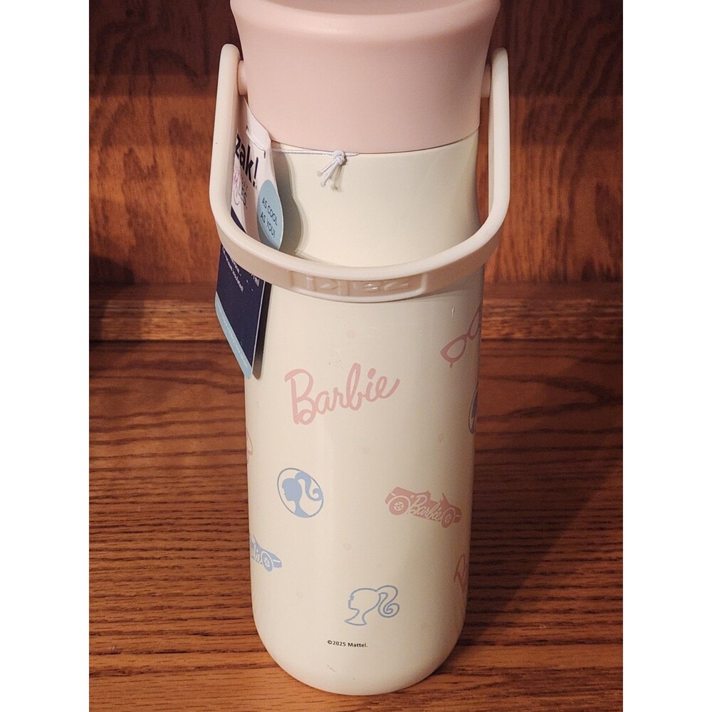 New Zak Barbie 20oz Stainless Steel Insulated Water Bottle - BPA FREE No Leaks - Picture 2 of 4